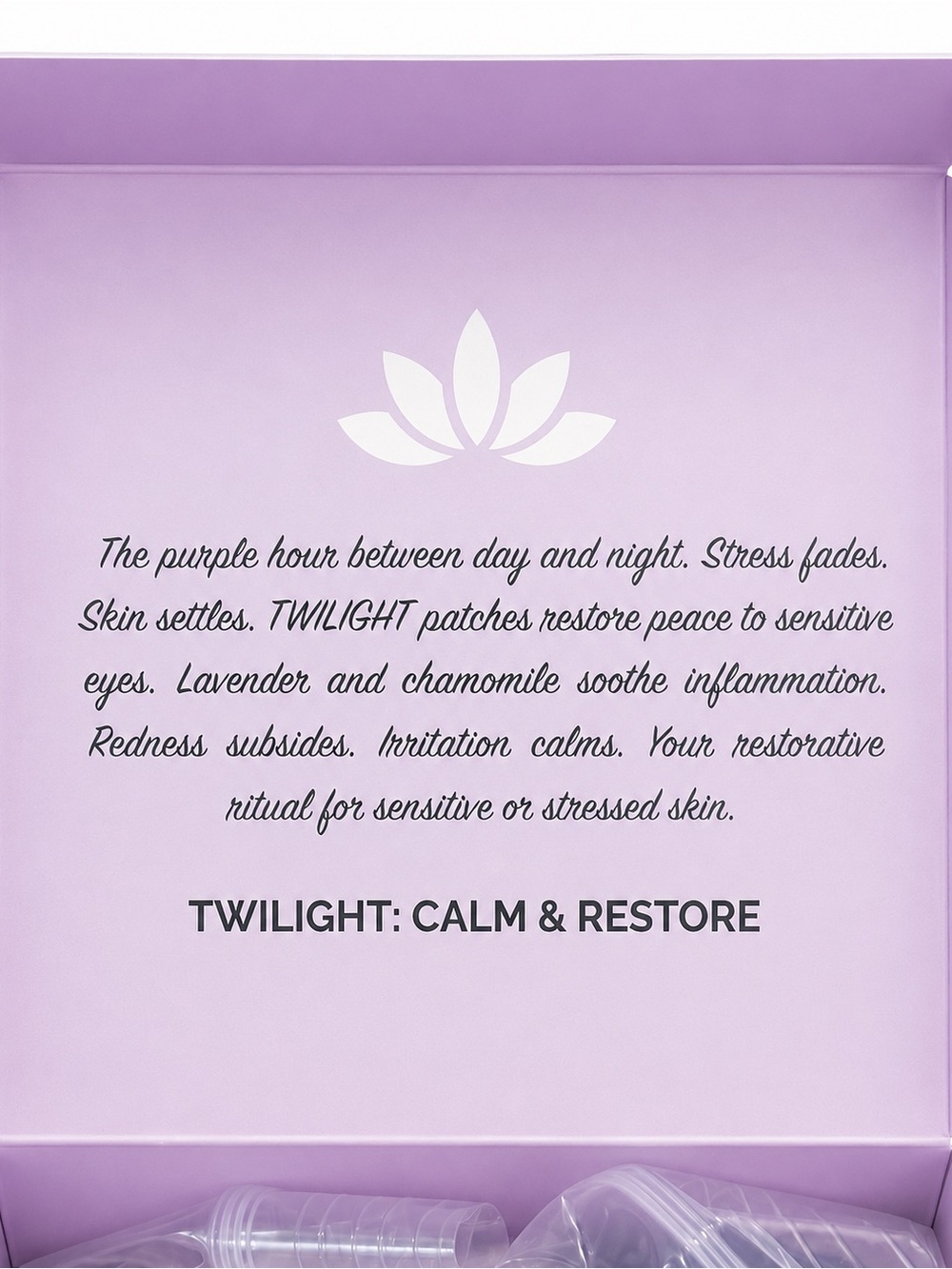 évedia Vitality Eye Patches - Pink Lilac Calming Pair set of 10 twilight - Picture 4 of 4